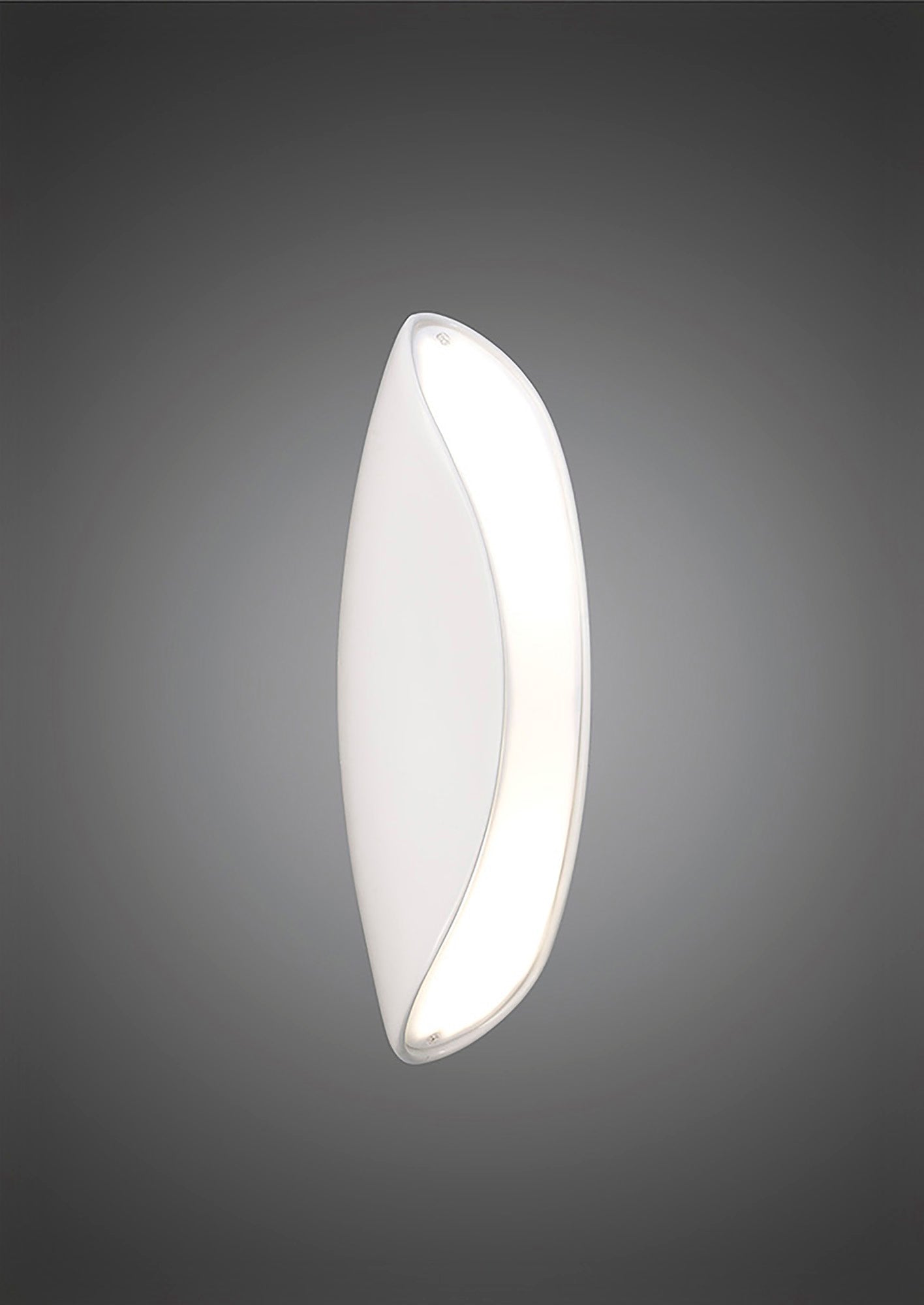 Pasion Wall Lamp 2 Light E27, Gloss White/White Acrylic/Polished Chrome, CFL Lamps INCLUDED by Mantra