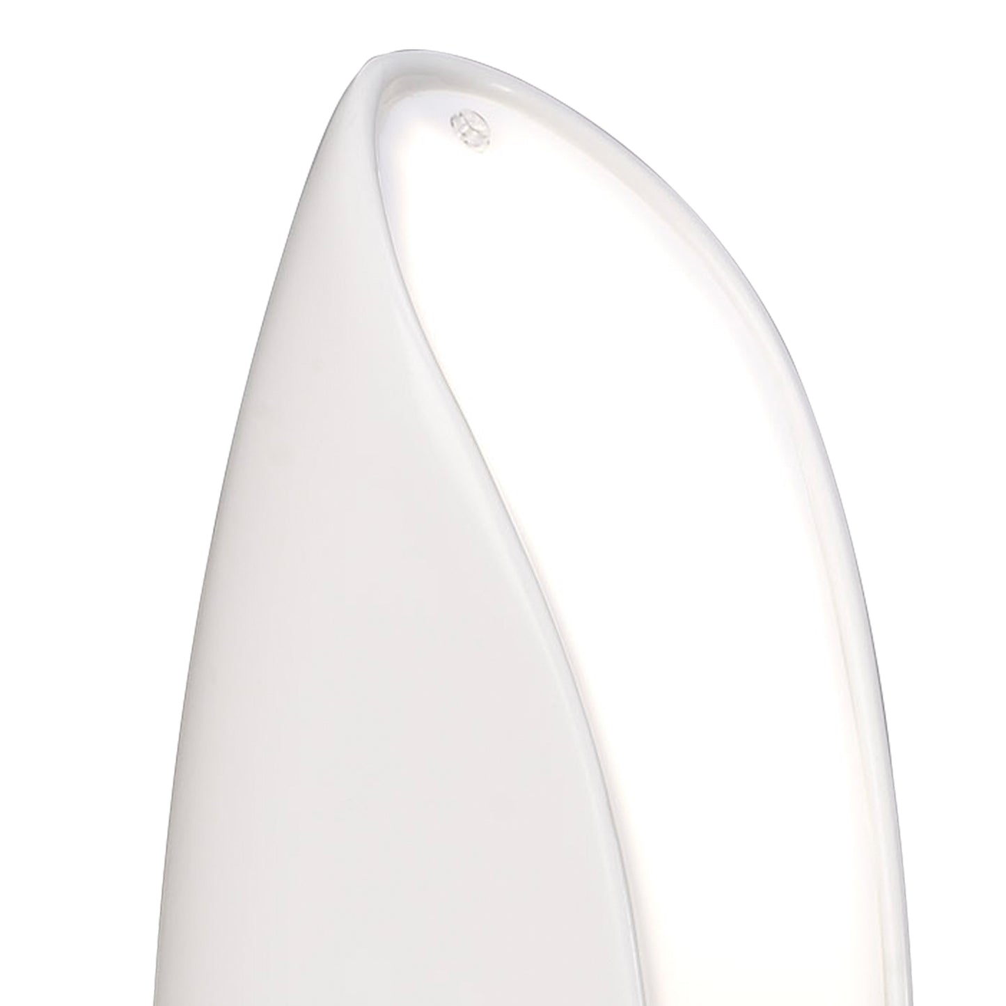 Pasion Wall Lamp 2 Light E27, Gloss White/White Acrylic/Polished Chrome, CFL Lamps INCLUDED by Mantra