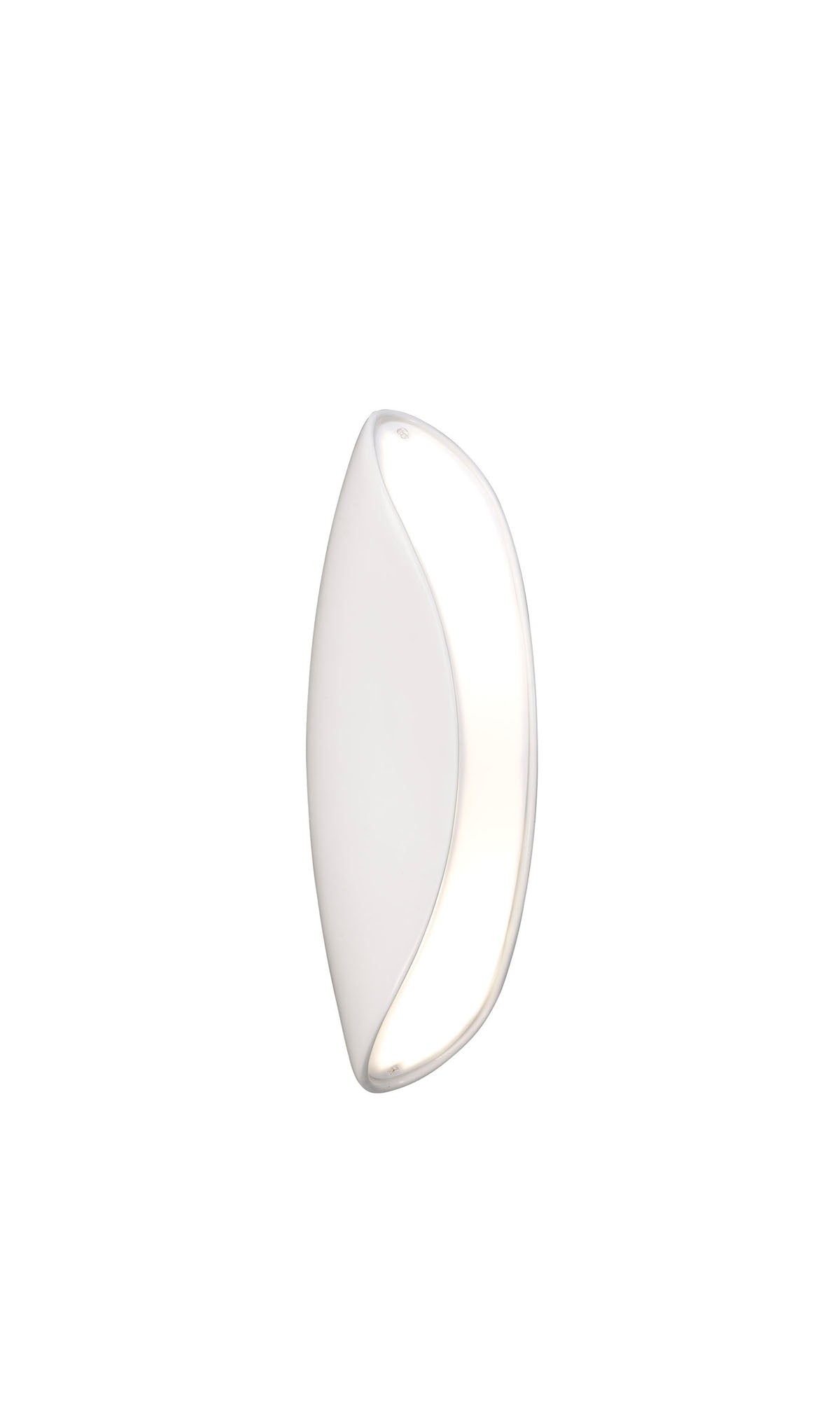 Pasion Wall Lamp 2 Light E27, Gloss White/White Acrylic/Polished Chrome, CFL Lamps INCLUDED by Mantra