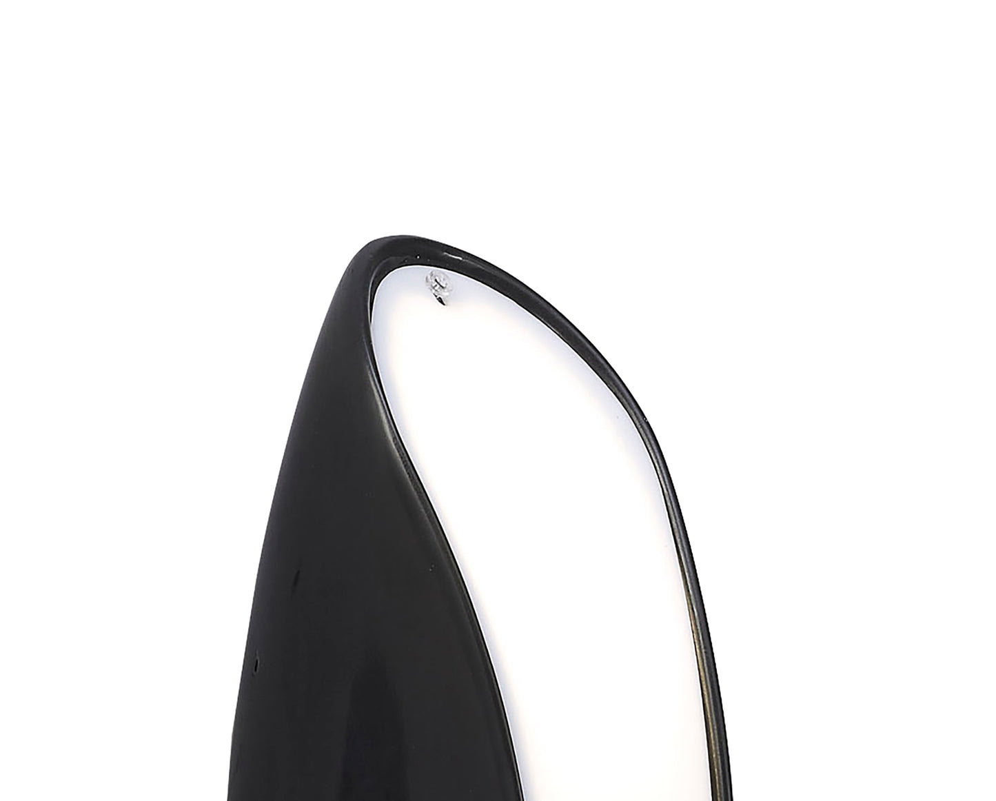 Pasion Wall Lamp 2 Light E27, Gloss Black/White Acrylic/Polished Chrome, CFL Lamps INCLUDED by Mantra