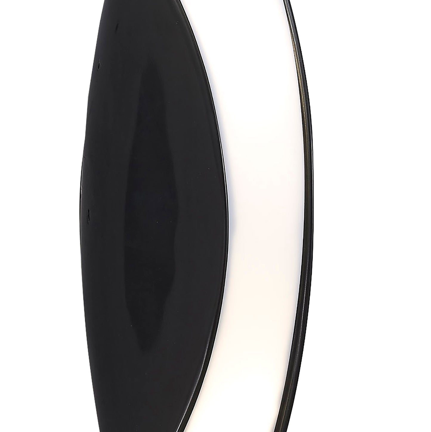 Pasion Wall Lamp 2 Light E27, Gloss Black/White Acrylic/Polished Chrome, CFL Lamps INCLUDED by Mantra