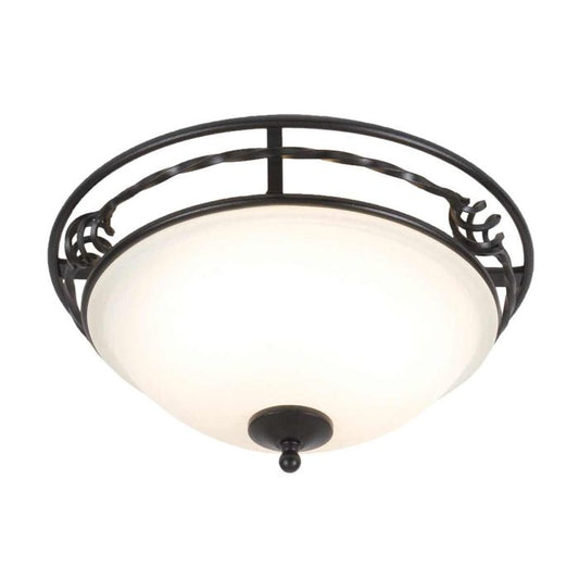 Pembroke 2 Light Flush Light Style A - Black