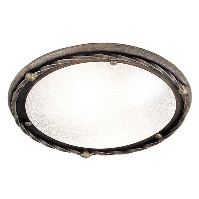 Pembroke 1 Light Flush Light Style B - Black / Gold