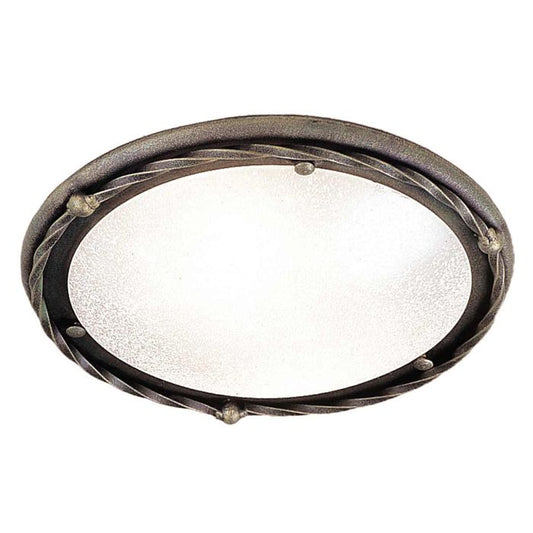 Pembroke 1 Light Flush Light Style B - Black / Gold