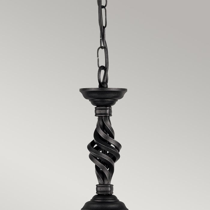 Pembroke 1 Light Pendant - Black