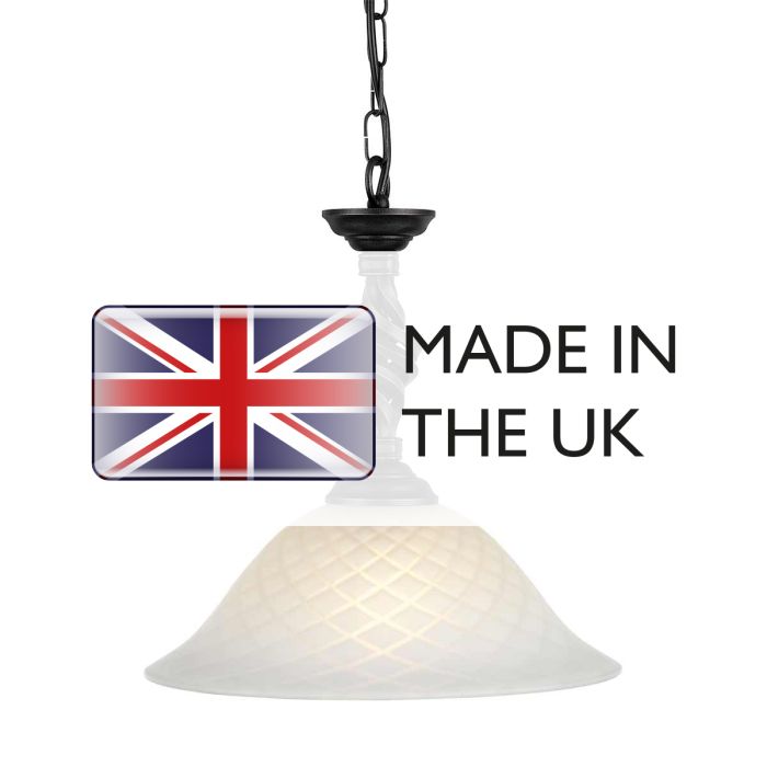 Pembroke 1 Light Pendant - Black