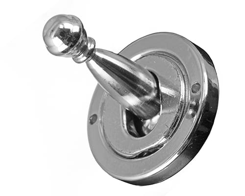 The Finsbury Collection Polished Chrome 4 Gang Switch with 3 Dimmers (3x150W LED Dimmer 1x20A 2 Way Toggle)