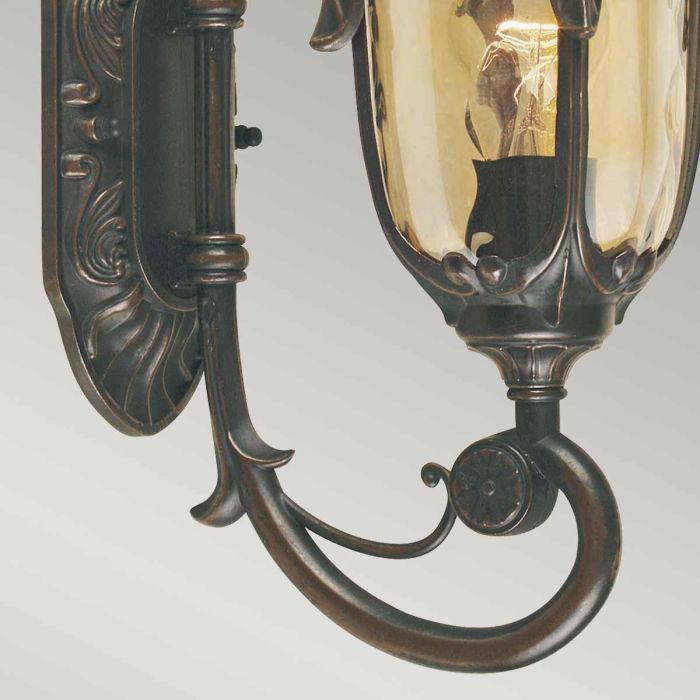 Philadelphia 1 Light Small Wall Lantern - Old Bronze