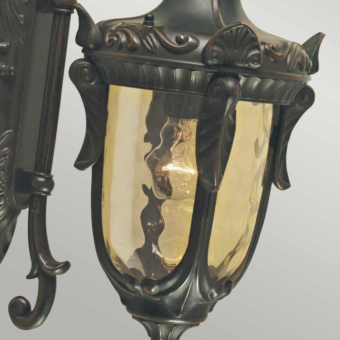 Philadelphia 1 Light Medium Down Wall Lantern - Old Bronze
