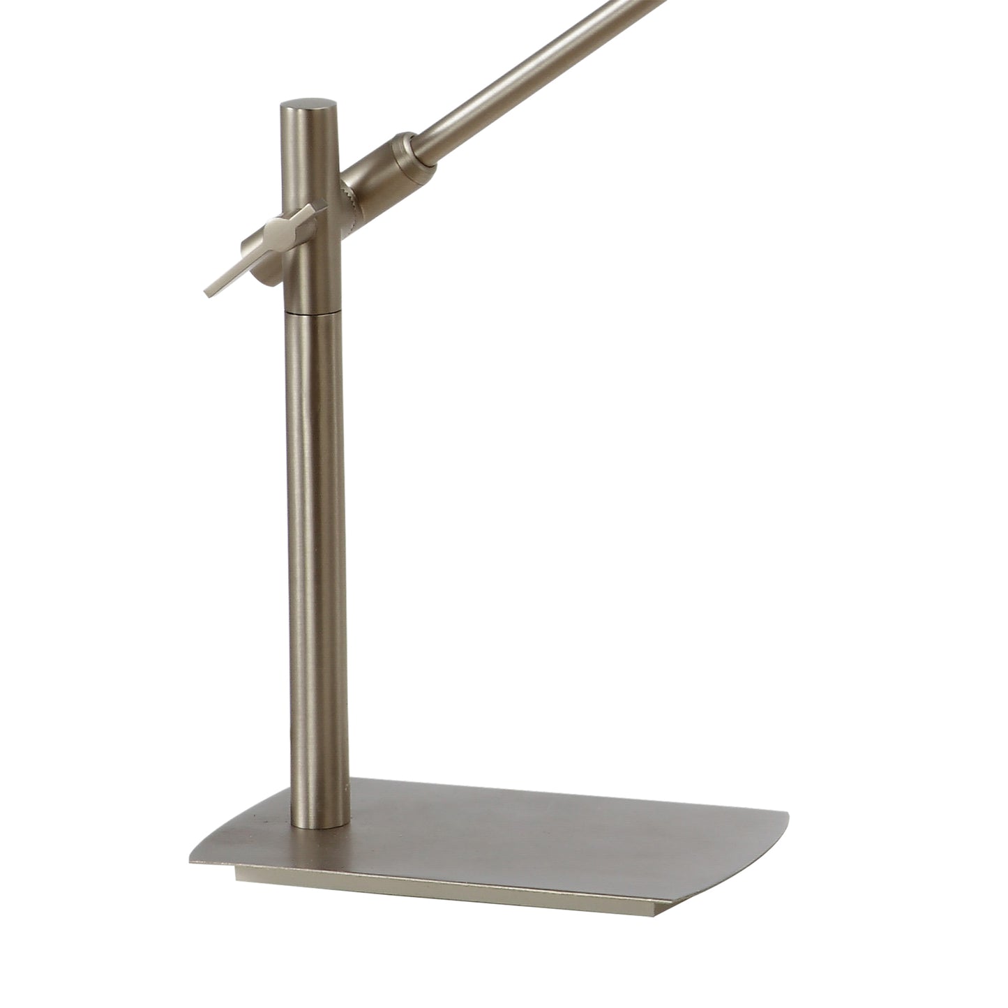 Phuket Table Lamp 1 Light 7W LED 3000K, 600lm, Touch Dimmer, Satin Nickel, 3yrs Warranty by Mantra