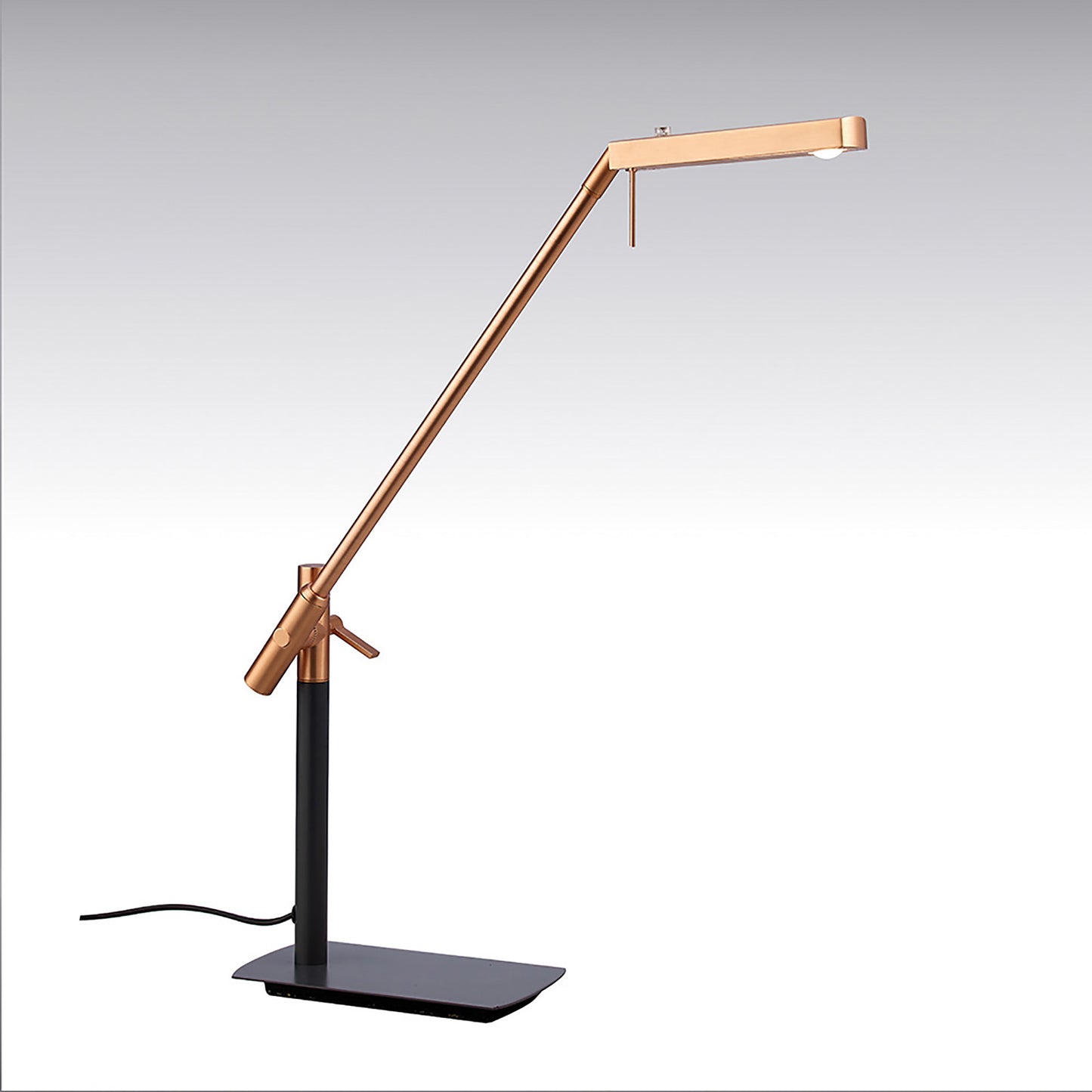 Phuket Table Lamp 1 Light 7W LED 3000K, 600lm, Touch Dimmer, Copper/Anthracite, 3yrs Warranty by Mantra