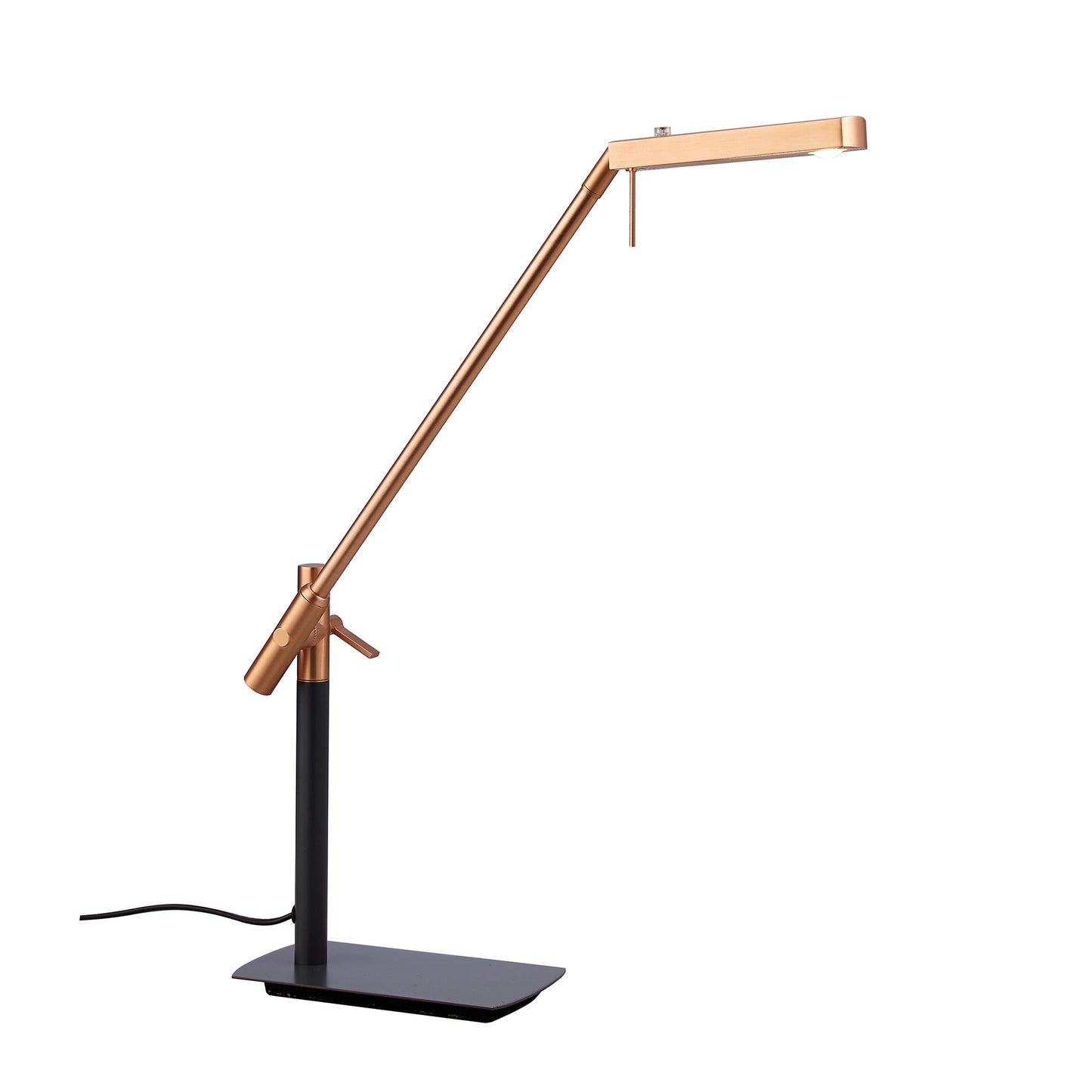 Phuket Table Lamp 1 Light 7W LED 3000K, 600lm, Touch Dimmer, Copper/Anthracite, 3yrs Warranty by Mantra