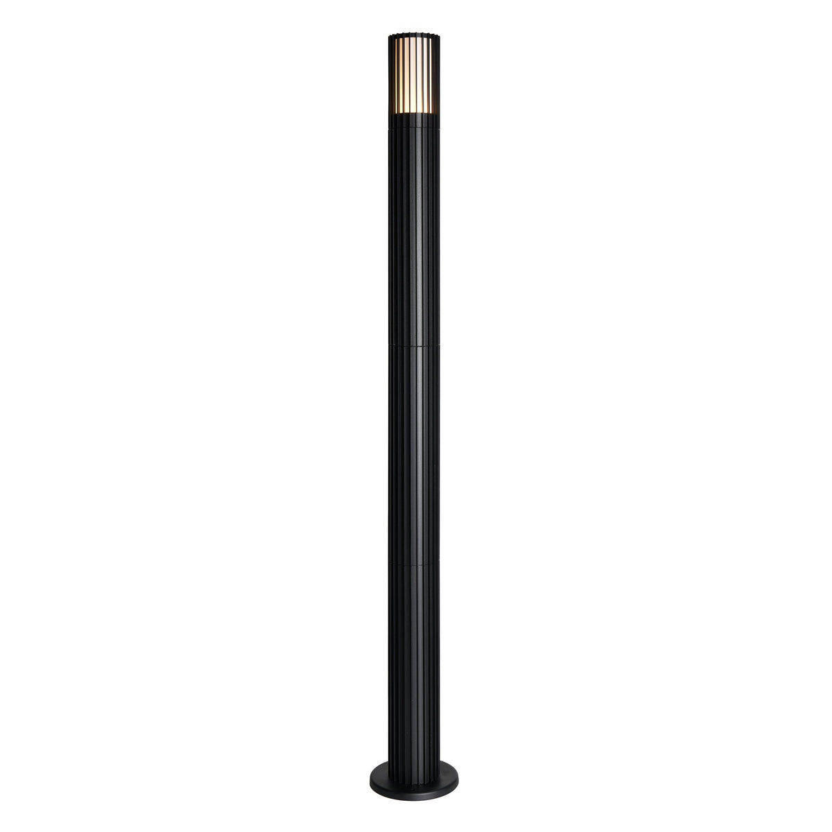Muto Adjustable Outdoor Post Light, Black