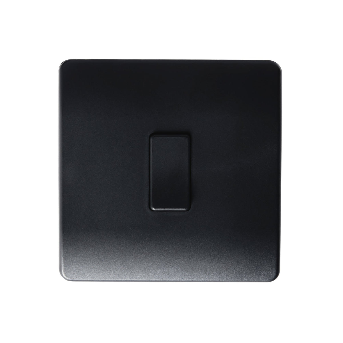 1 Gang Battery powered Switch On/Off/Dim Matt Black IP20 CR2032 battery supplied