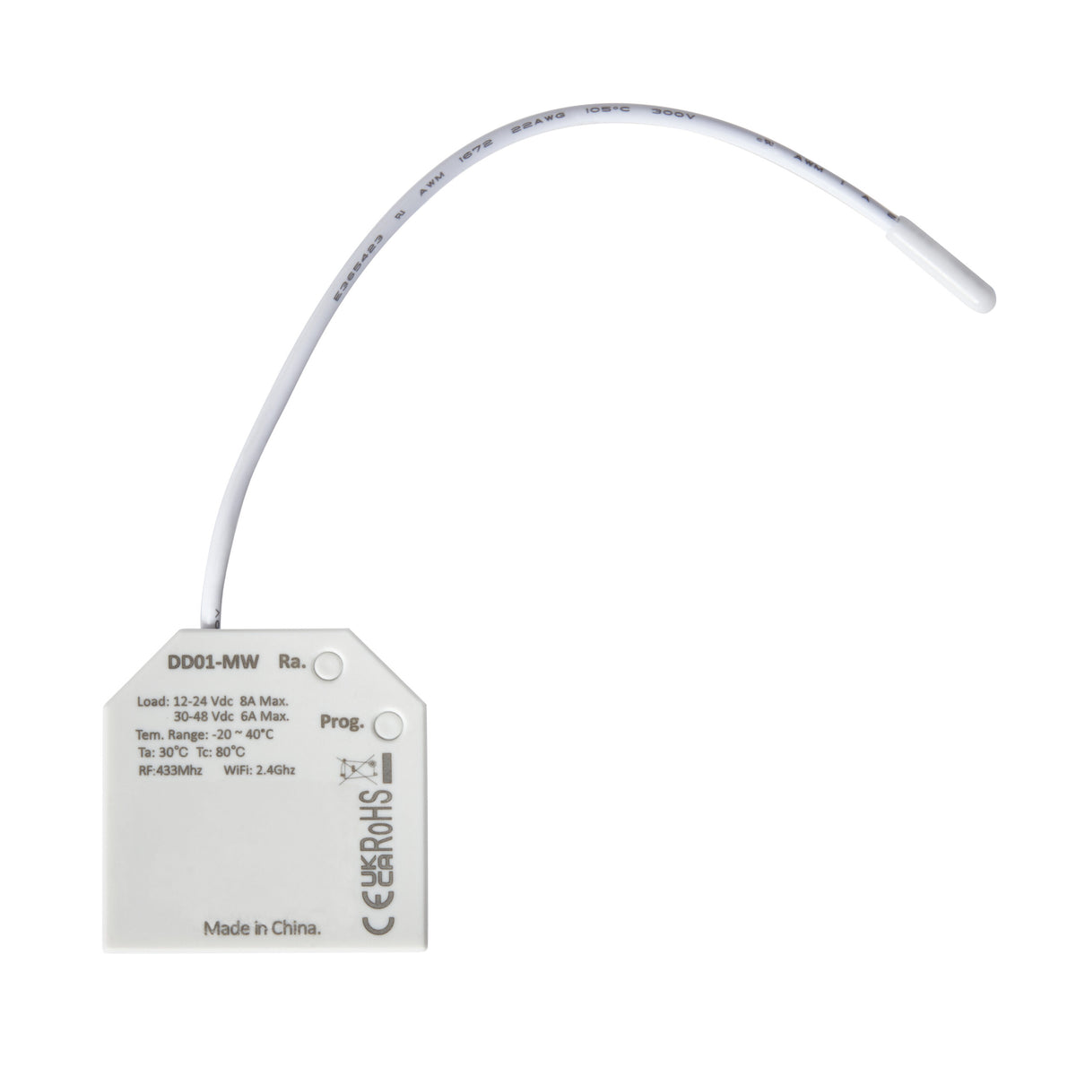 1 Channel Wireless Dimmable Controller with Push Switch Tuya Wifi