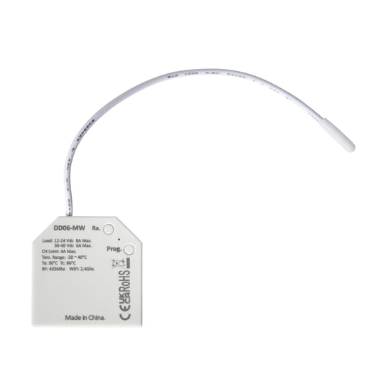 RGB+CW Wireless Dimmable Controller with Push Switch Tuya Wifi