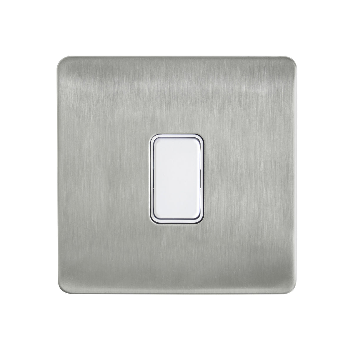 Kinetic Plated 1 Gang Grid Switch Satin Nickel -Order Back Plate & Switch Separately