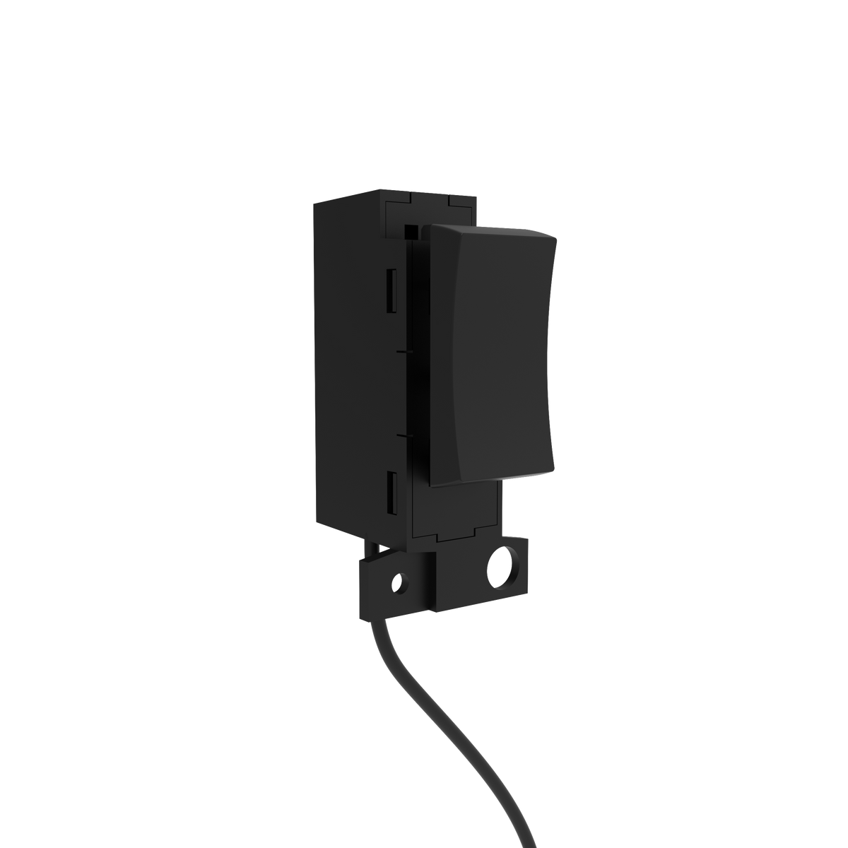 Kinetic Slim Click Grid Switch Dimmable Matt Black