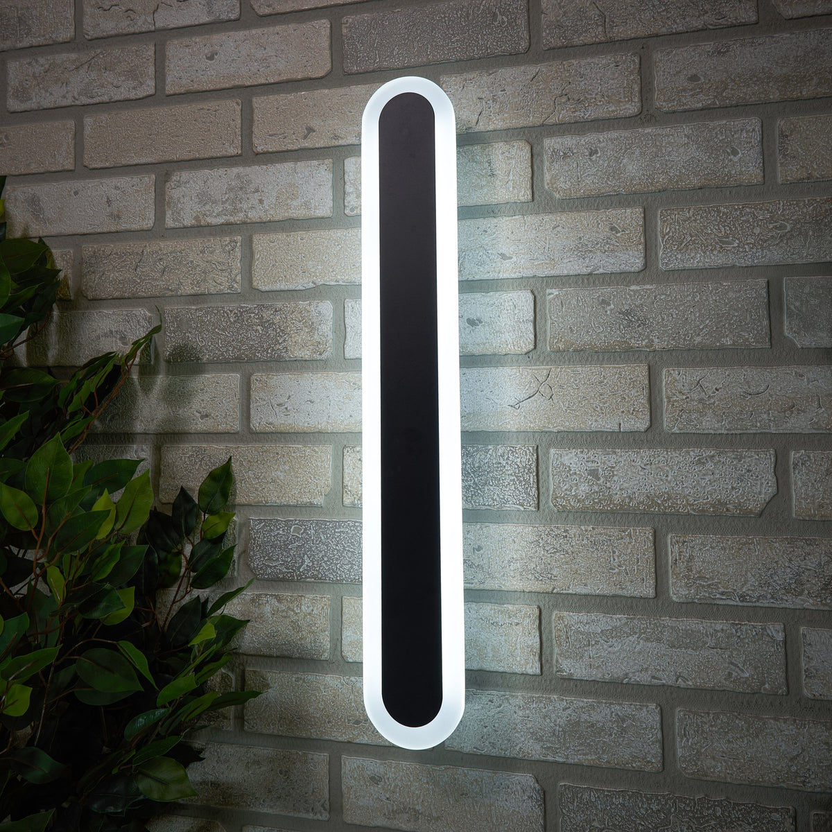 Ren 24 Watt Outdoor CCT Linear Wall Light, Black