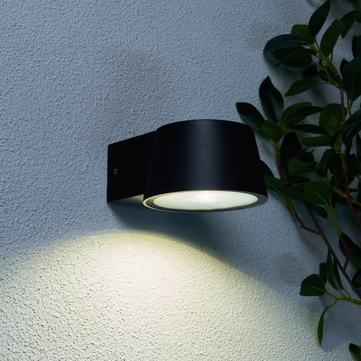 Reims LED Outdoor Wall Light - Black