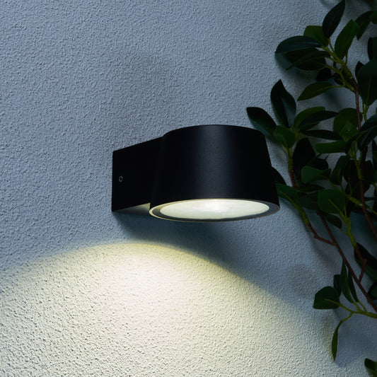 Reims LED Outdoor Wall Light - Black