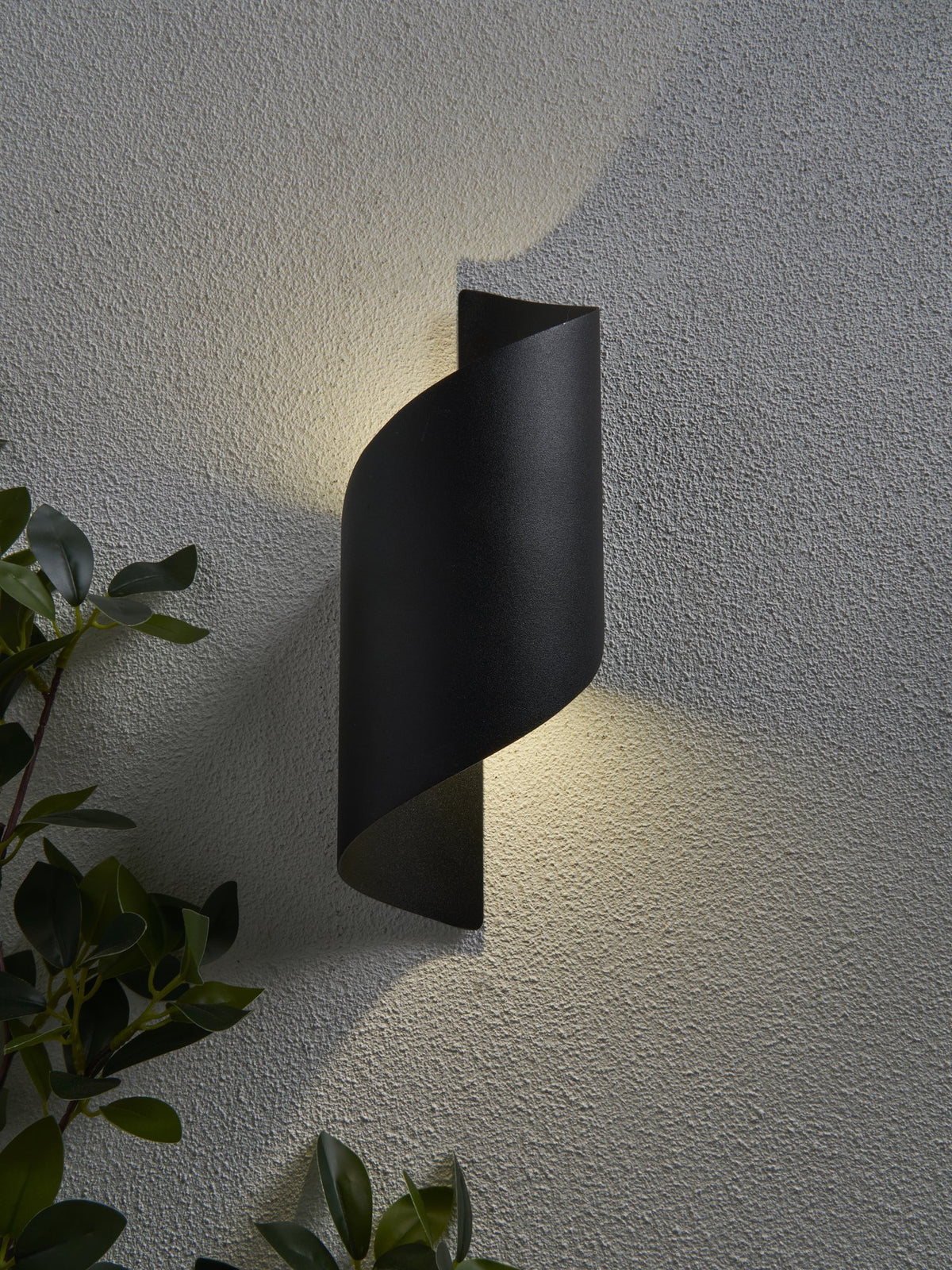 Bude Outdoor LED Wall Light - Black