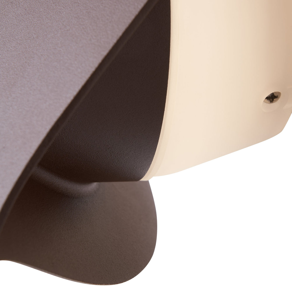 Alani Outdoor LED Leaf Style Wall Light, Rust