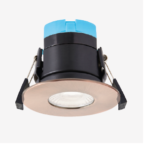 Rhom Fixed LED Fire Rated IP65 Recessed Downlight - Antique Copper