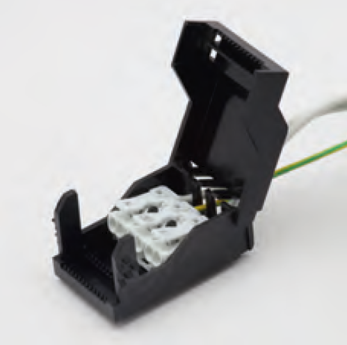 Yate Fixed Fire rated Downlight Black Chrome