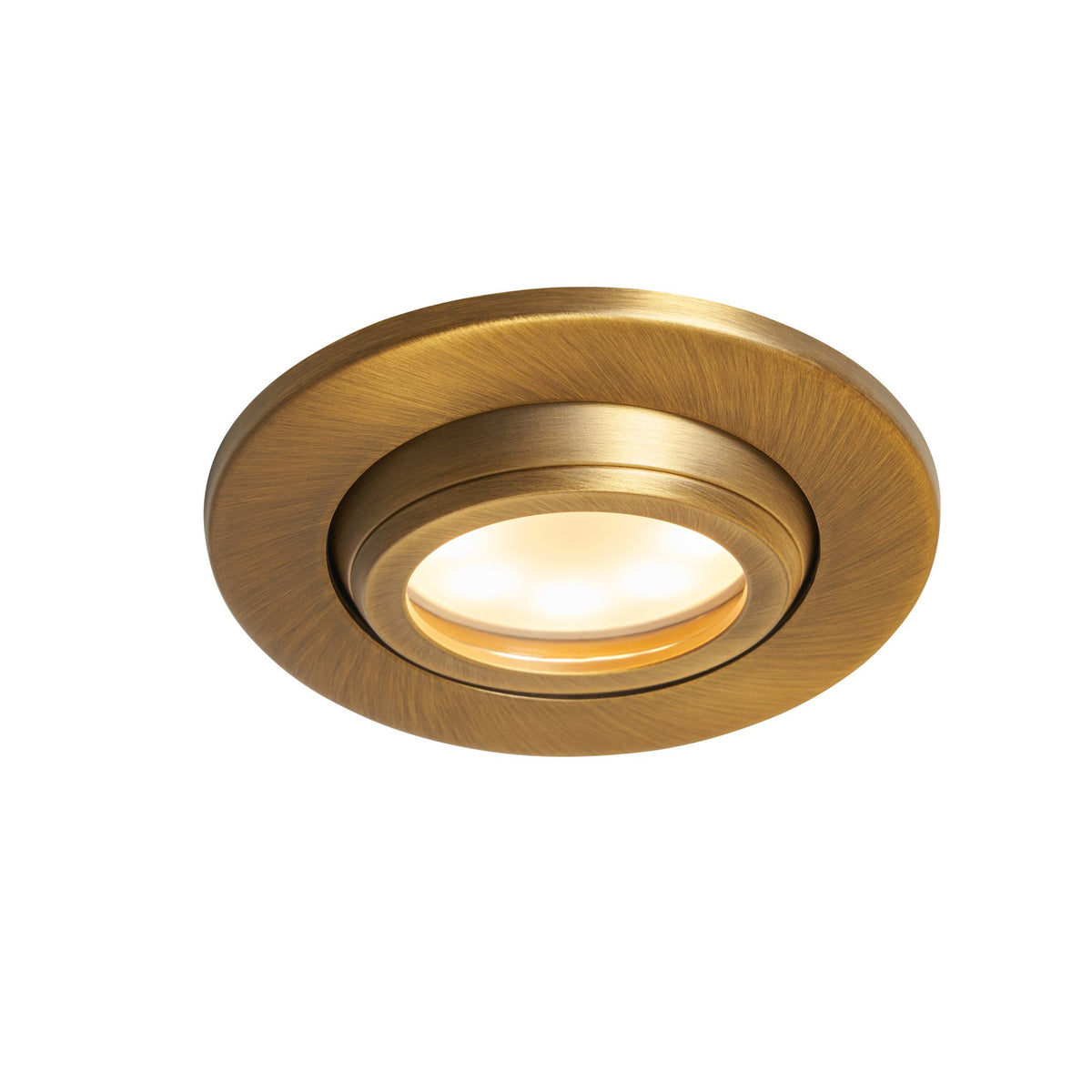 Eros IP65 GU10 Fire Rated Tilt Downlight Black