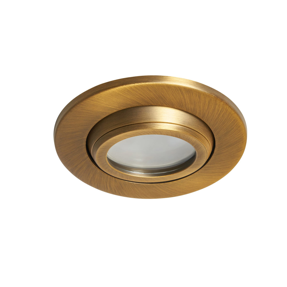 Eros IP65 GU10 Fire Rated Tilt Downlight Black