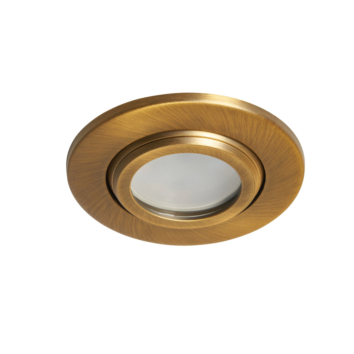 Eros IP65 GU10 Fire Rated Tilt Downlight Bronze