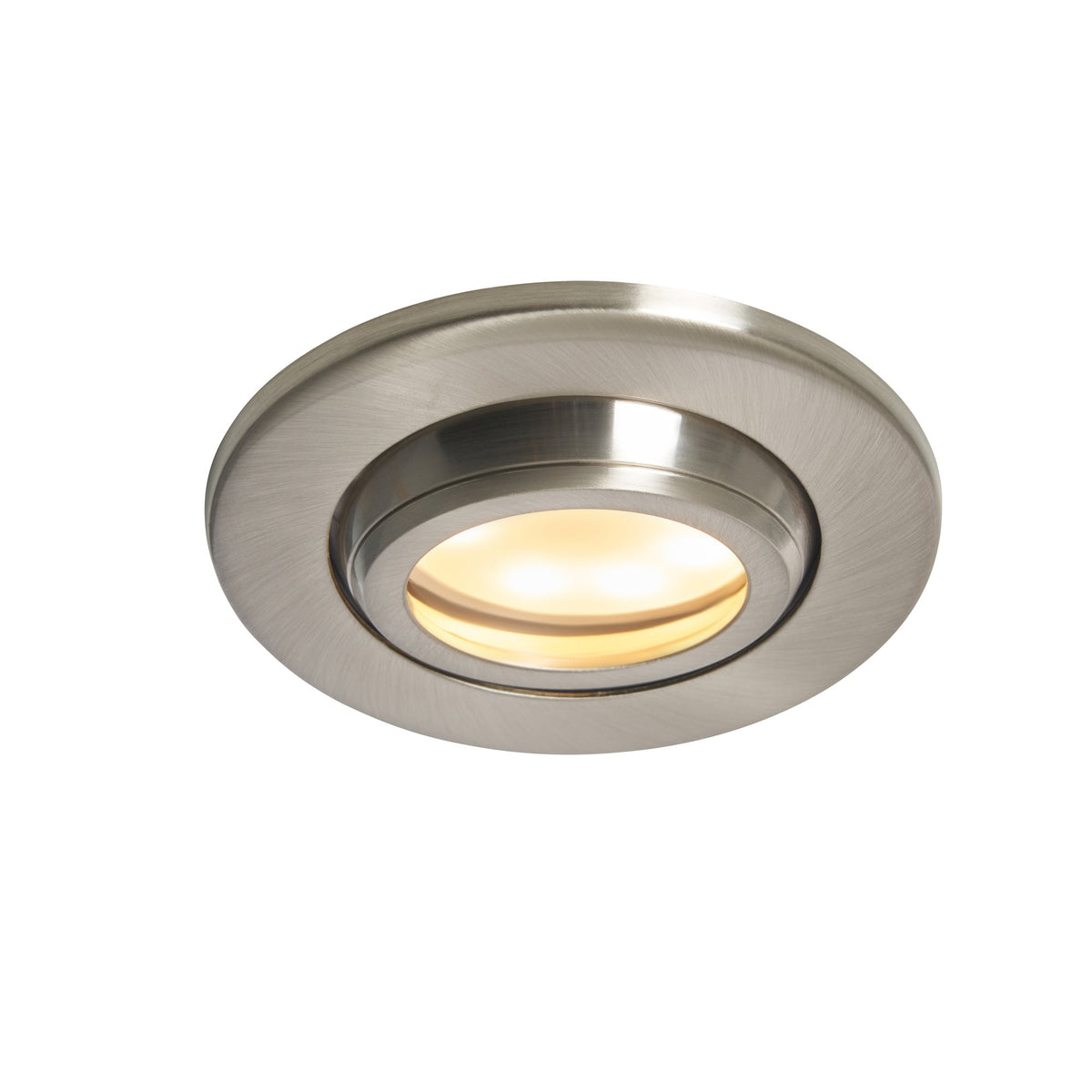 Eros IP65 GU10 Fire Rated Tilt Downlight Black Chrome