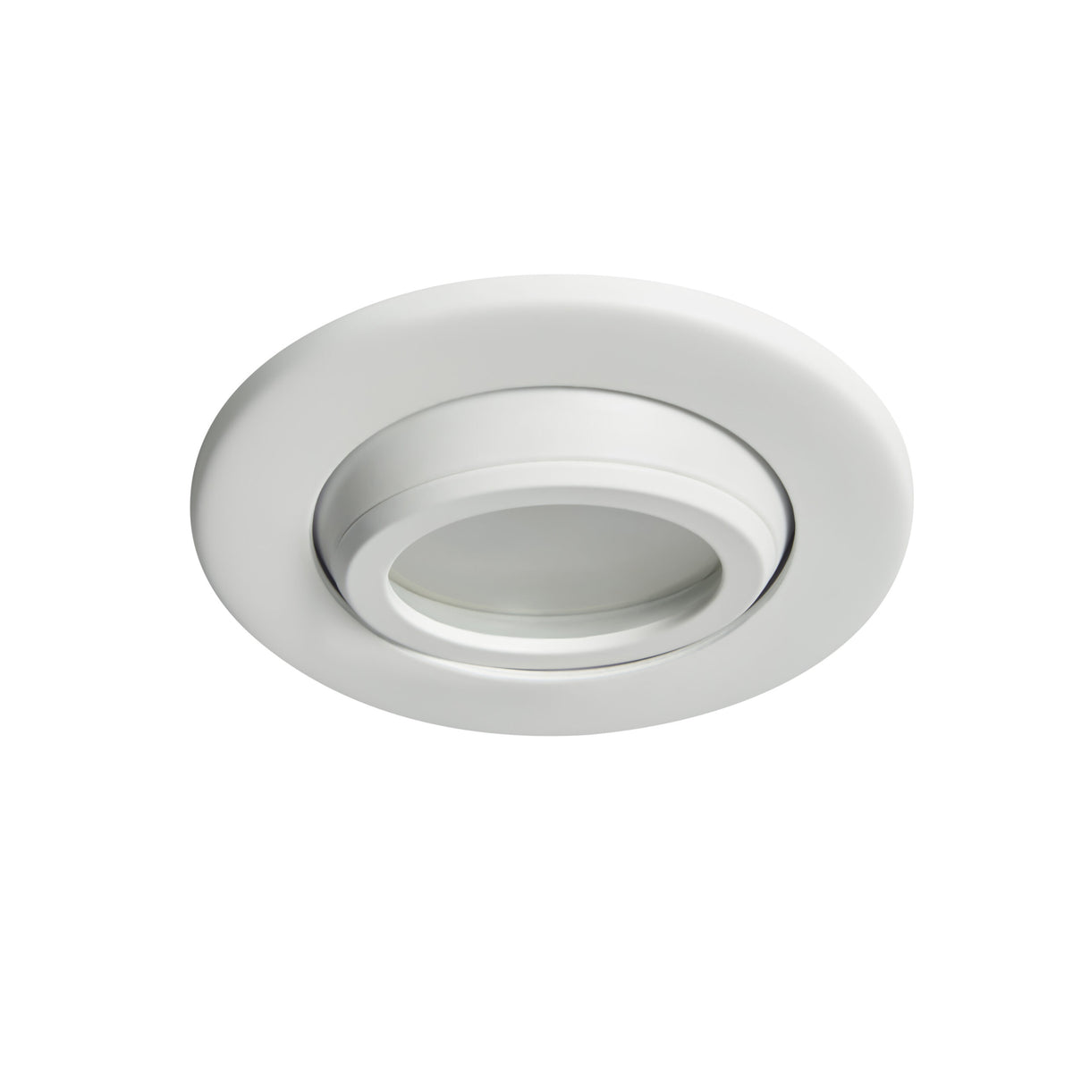 Eros IP65 GU10 Fire Rated Tilt Downlight White