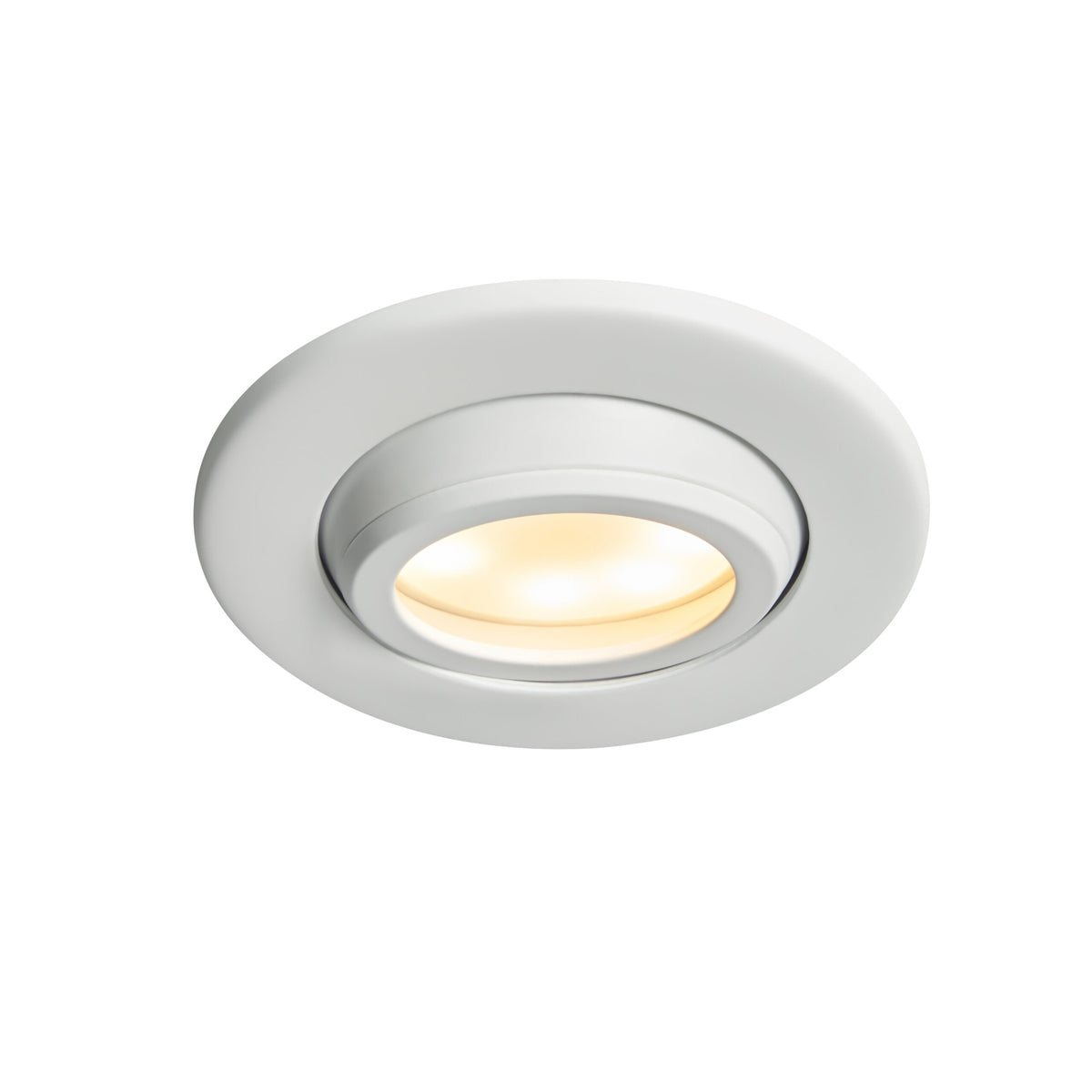Eros IP65 GU10 Fire Rated Tilt Downlight White