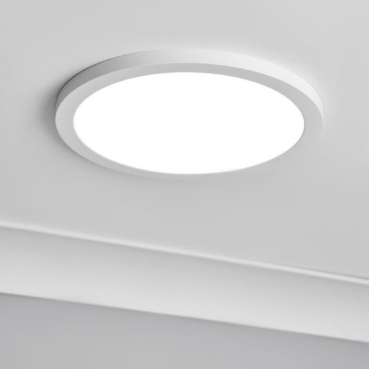 Tauri 24 Watt LED Flush Ceiling or Wall Light - White