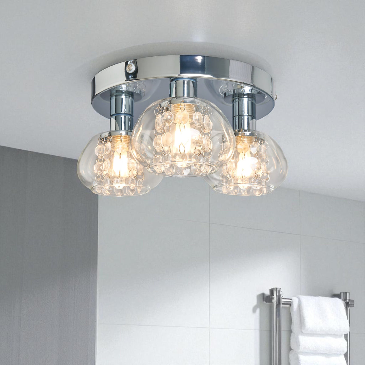 Vancouver 3 Bathroom Ceiling Light