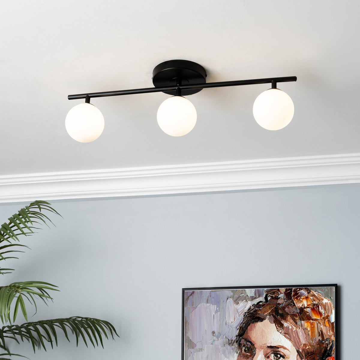 Toronto Bathroom Spotlight. IP44. Black