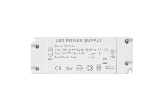 24W 24V 1A Power Supply, 200-240Vac input, IP44
