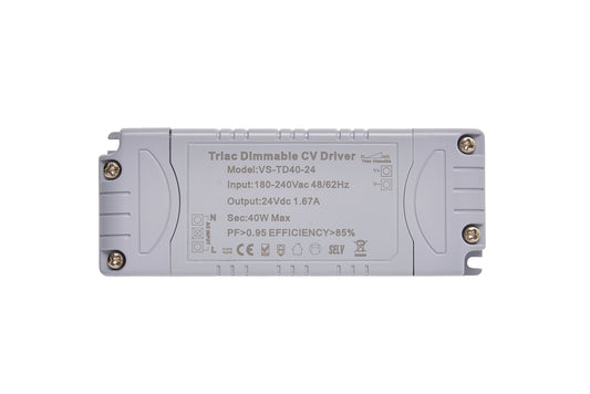 40W Triac Dimmble 24V Driver 180-240Vac IP20