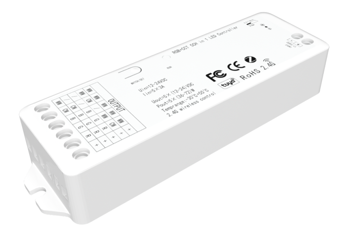 5 in 1 Smart LED Controller Tuya Wifi