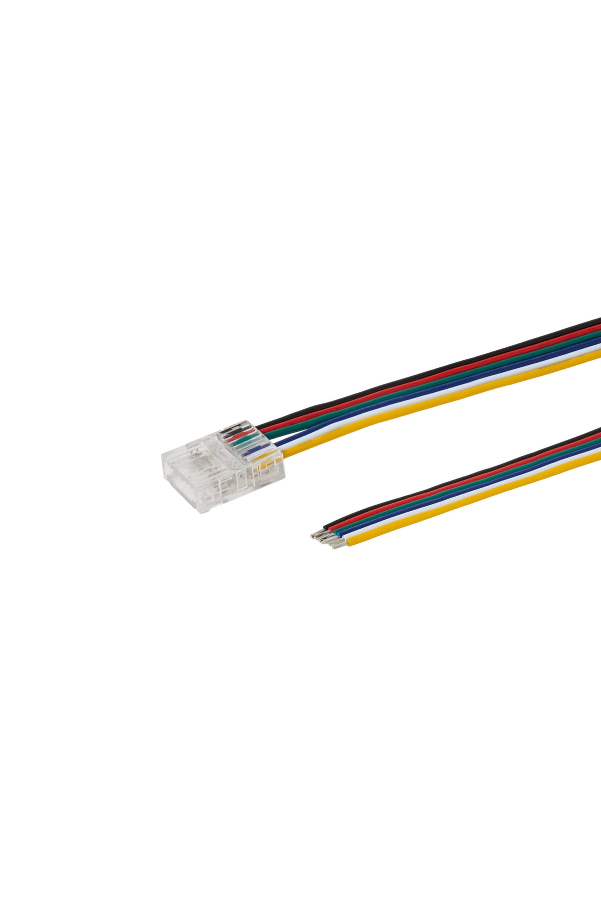 6Pin 12mm StriptoWiretoStripConnector/15cm 22 AWG wire
