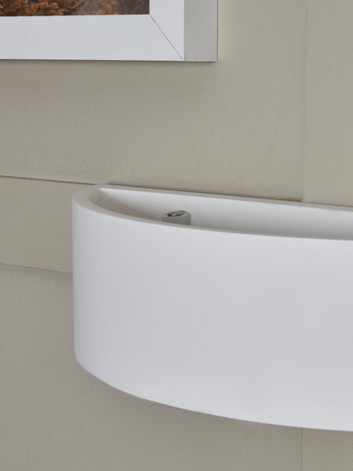 Baza Up & Down Plaster Wall Light White
