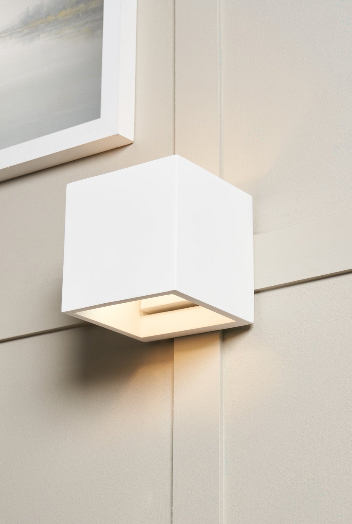 Montilla Up&Down Plaster Wall Light White