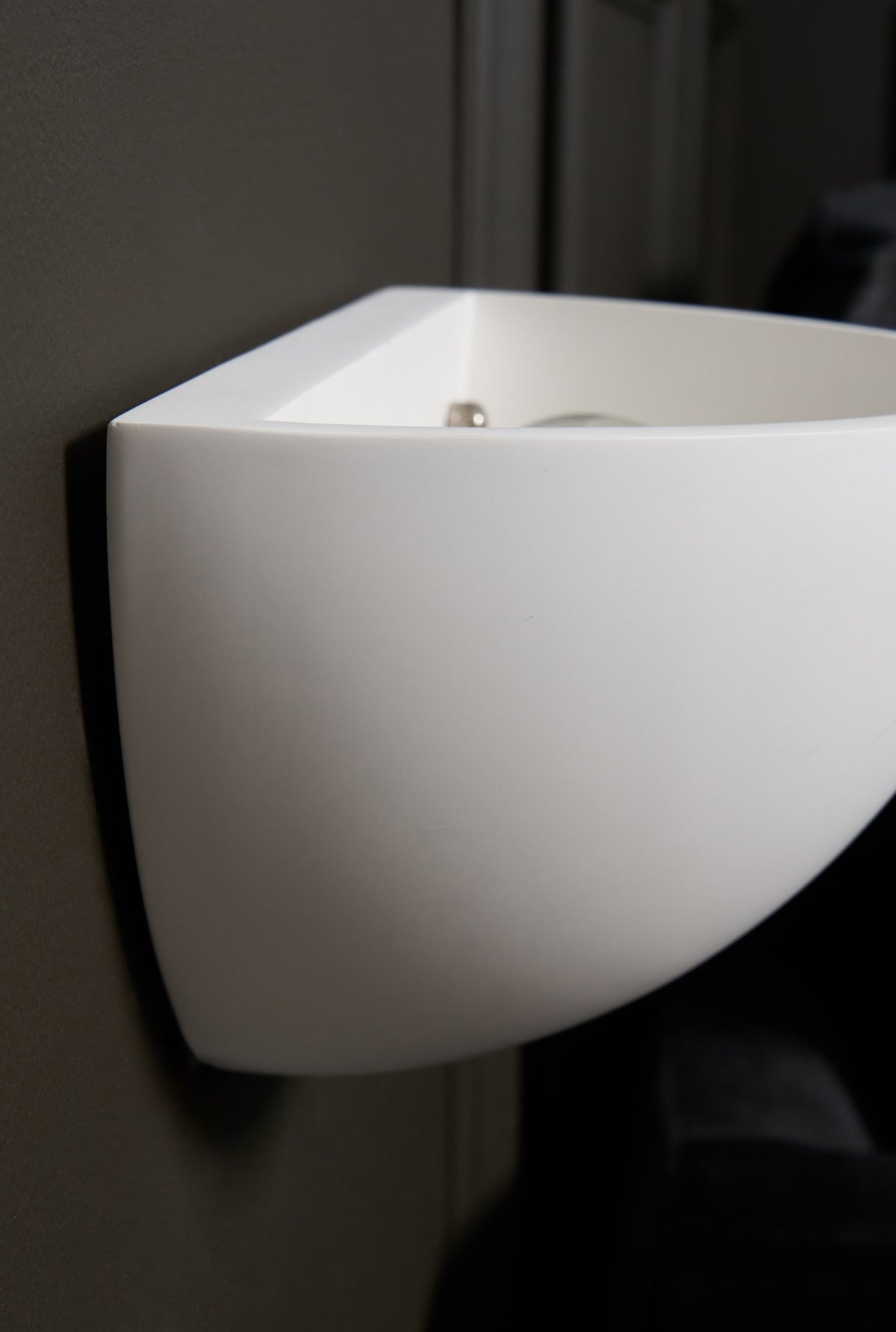 Mao Plaster Wall Qtr Uplighter White