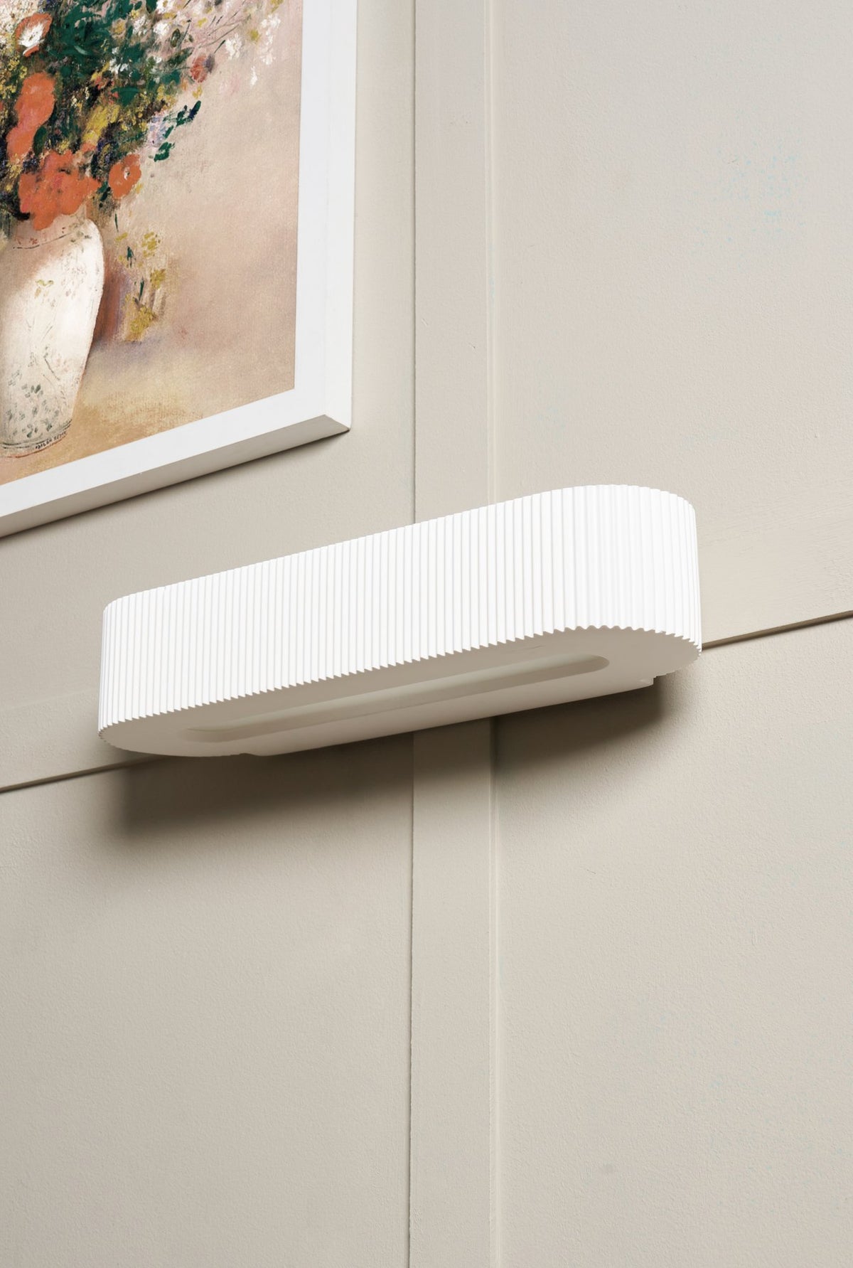 Getxo Plaster Wall Uplighter White
