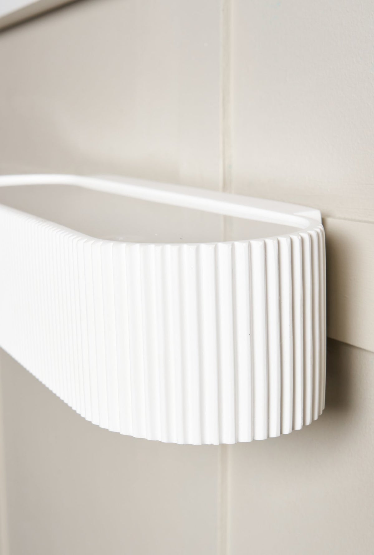 Getxo Plaster Wall Uplighter White