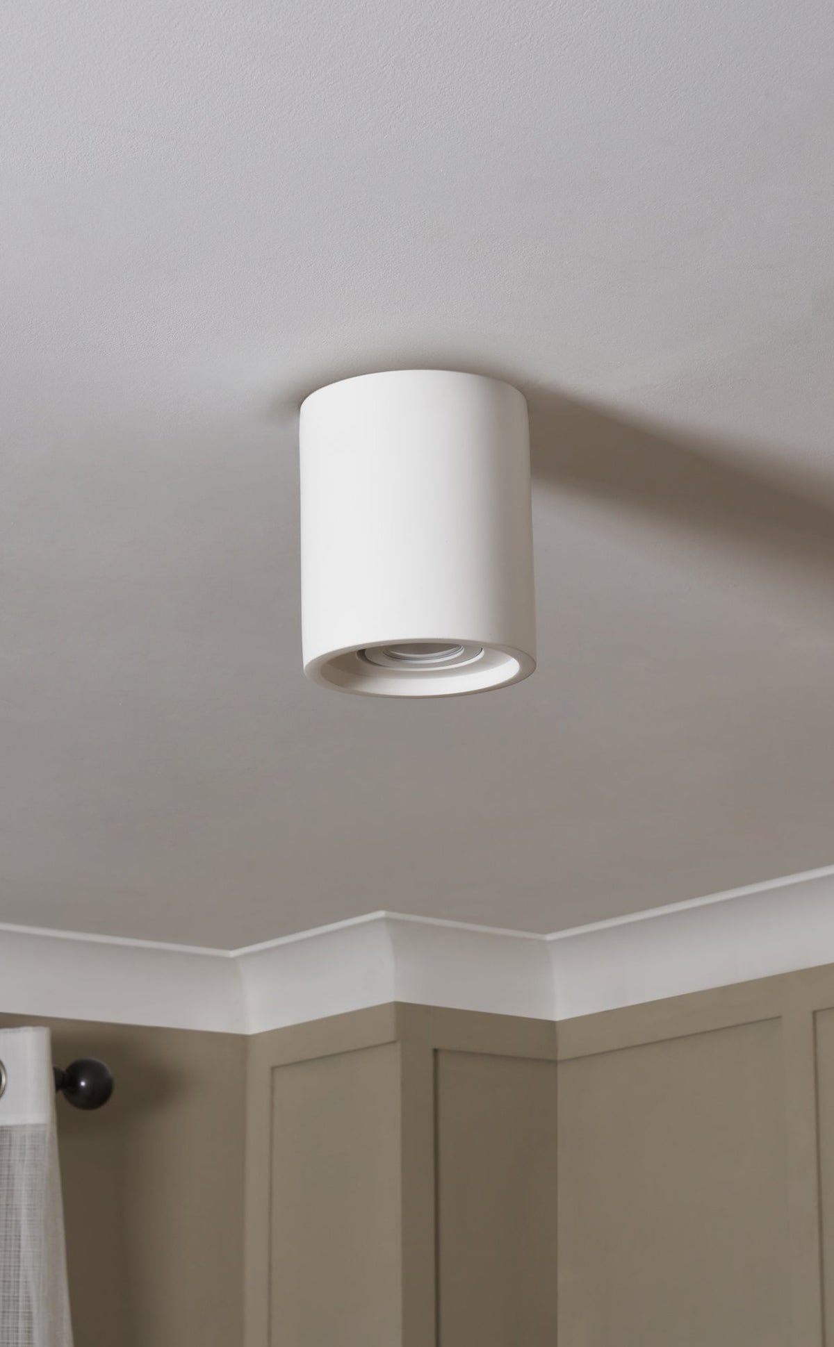 Ubeda Plaster Ceiling Down Light White