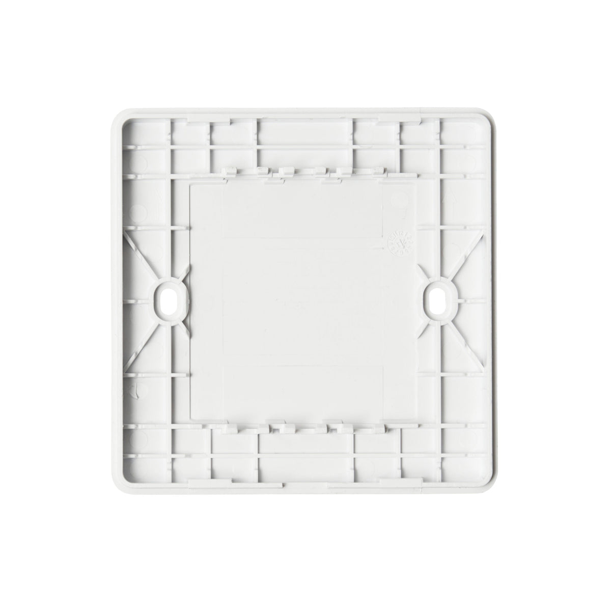 Kinetic Back Housing Plated Grid Switch Body White