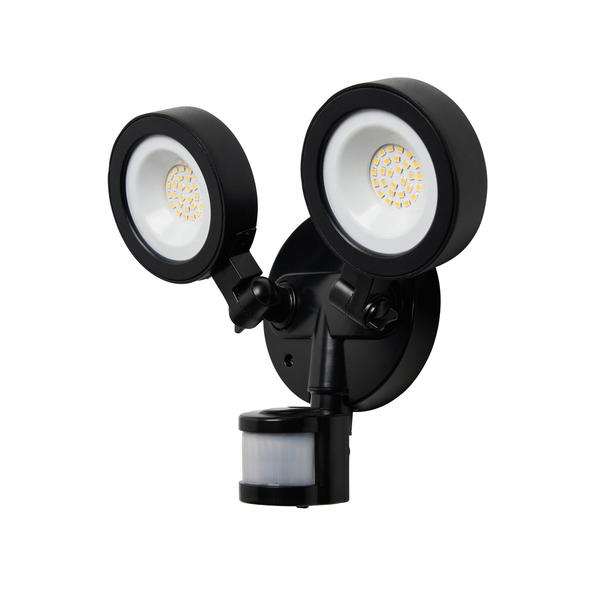 Alan Adjustable LED Outdoor Flood Light with PIR Sensor - Black